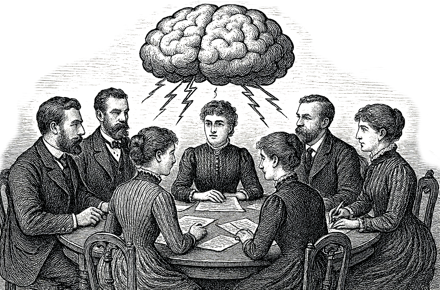 Así luce un verdadero “brain storming”
